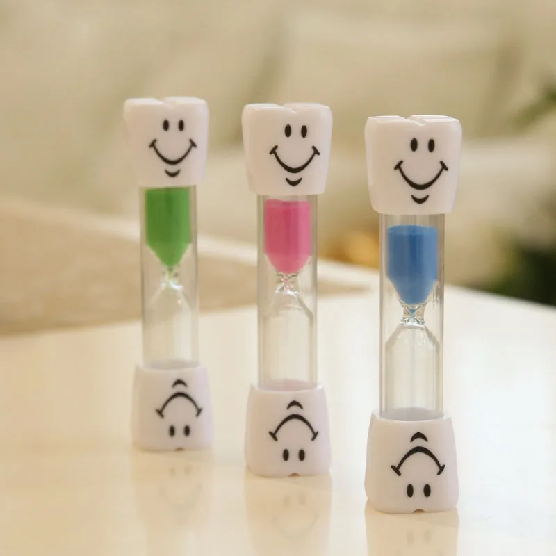 Детские песочные часы Mini Smiley 3 минуты таймер пластиковые креативный подарок | Дом