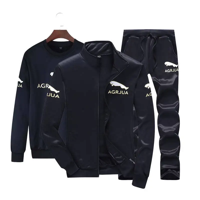 Спортивный костюм мужской осенний с длинными рукавами куртка большого размера