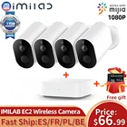 Беспроводная камера IMILAB EC2 для домашней системы безопасности, камера Mihome 1080P HD, наружная Wi-Fi камера IP66, камера видеонаблюдения, камера наблюдения
