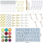 Силиконовая форма для литья и набор инструментов для изготовления ювелирных изделий, формы букв г., 1 комплект