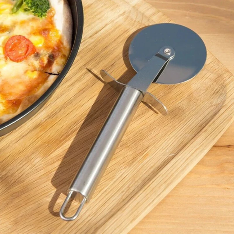 

Stainless steel pizza wheel cutting tool, 4 modes, double roll, noodle, pastry, kitchen utensils, cake cutter, waffle wheel