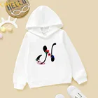 Детская зимняя толстовка с капюшоном и принтом букв алфавита