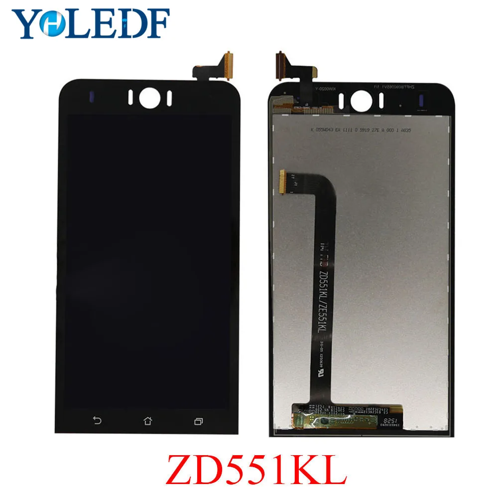 Высокое ЖК дисплей для Asus Zenfone Selfie ZD551KL сенсорный экран панель Z00UD Z00UDB дигитайзер