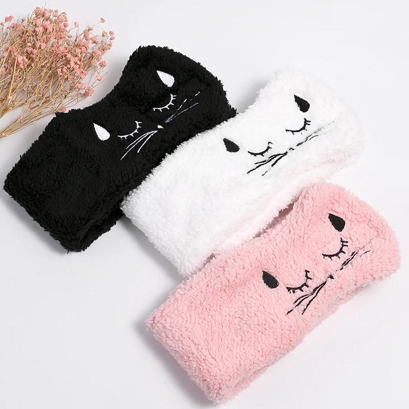 Новинка 2020 ободок с бантиком из кораллового флиса блестками для женщин и девочек