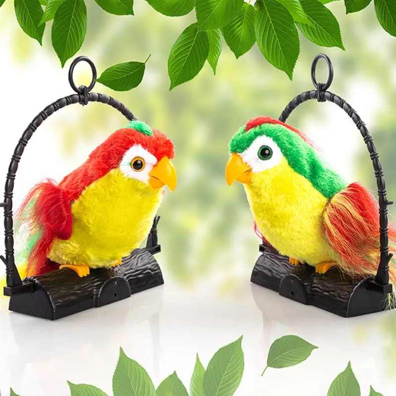 

Recording Talking Parrot Kids Educational Toy Electric Parrot(No Battery)