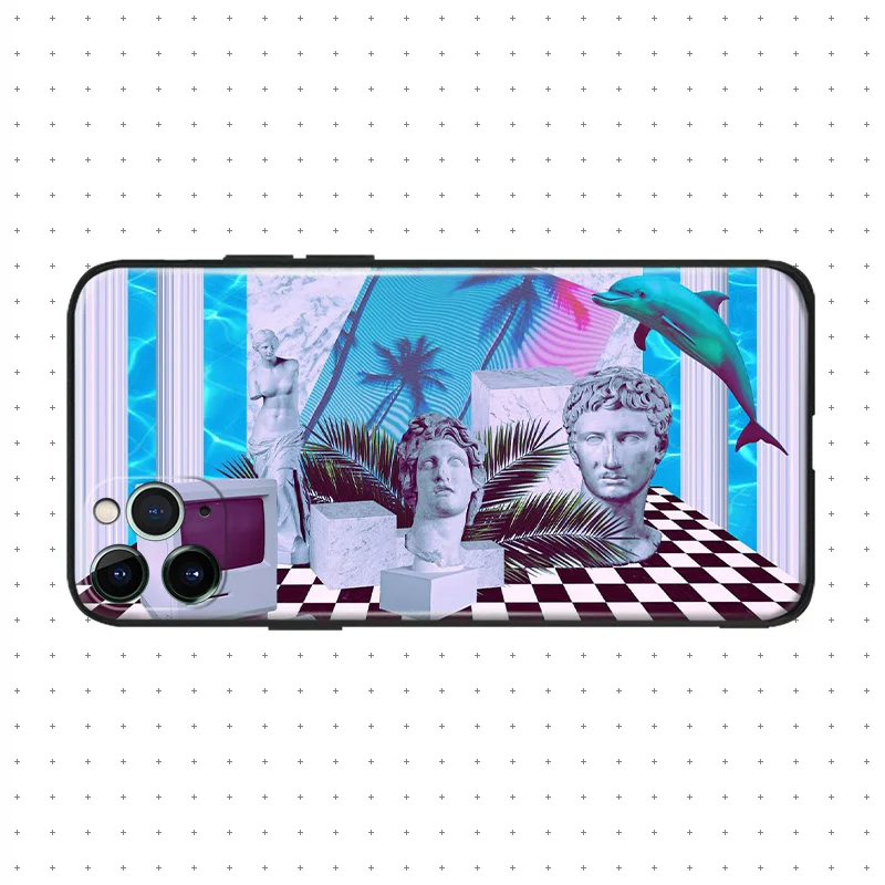 Vaporwave арт эстетика Стиль Мода для iPhone se 6 6s 7 8 plus x xr xs 11 pro max Мягкий силиконовый