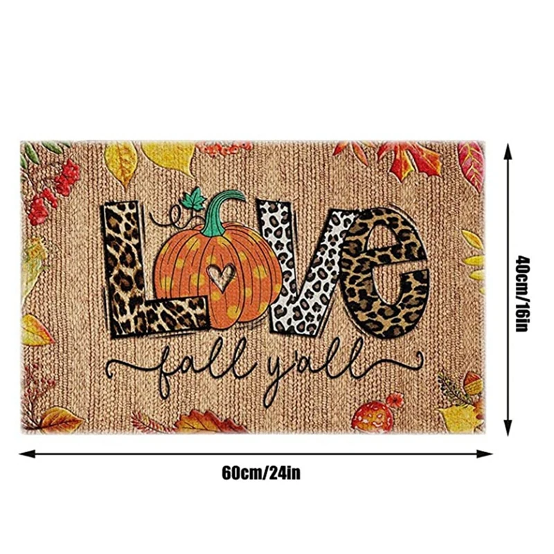 Рождество Хэллоуин любовь дверной коврик одеяло украшения для входной двери