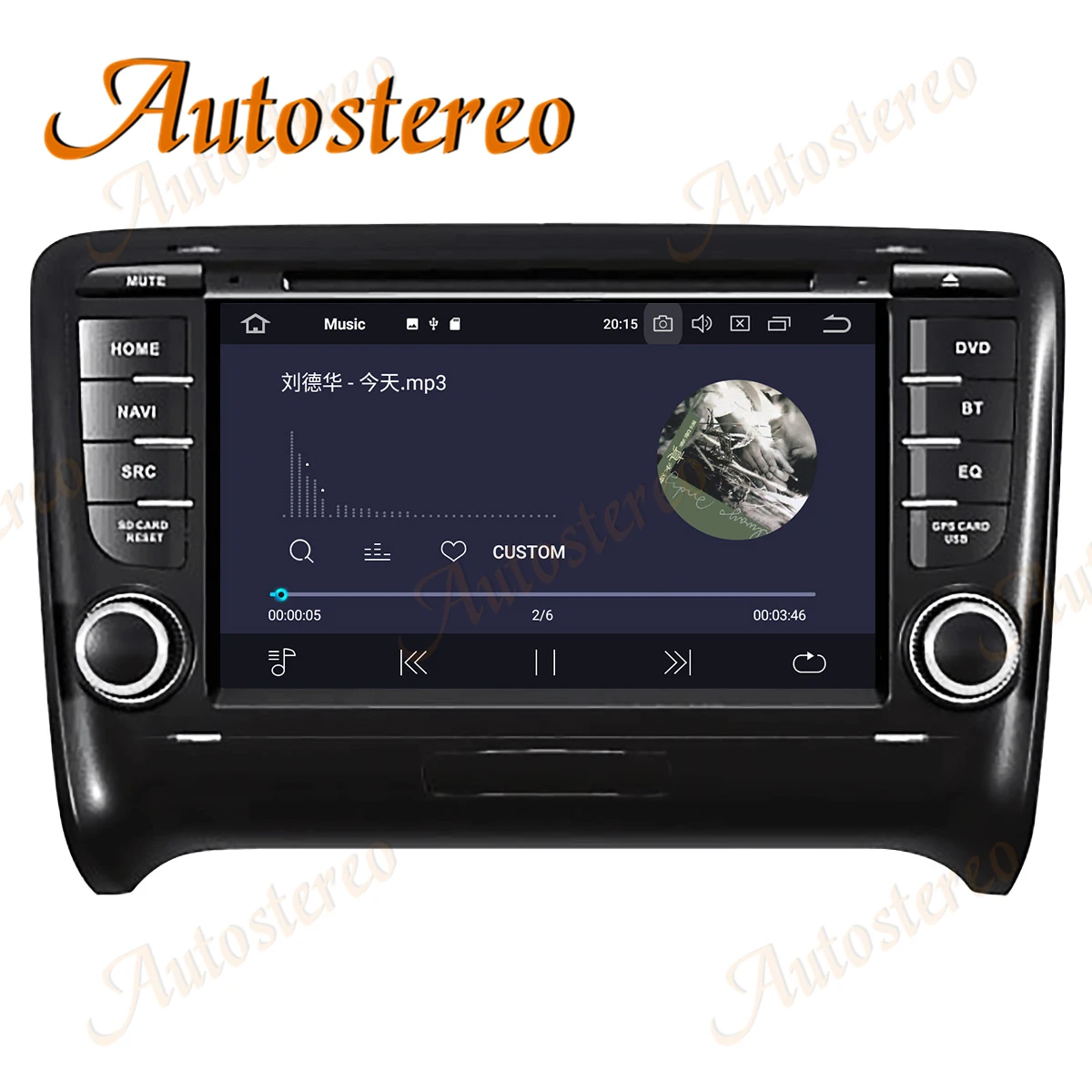 Автомагнитола на Android 10 0 4 + 64 ГБ DVD плеер автомобильный GPS навигатор для Audi TT 2006 2014