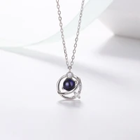 s925 sterling silver necklace ladies necklace fashion jewelry european and american popular ladies holiday gifts