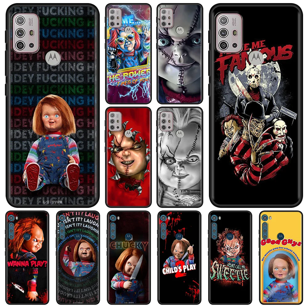 

Phone Case For Moto One Fusion Plus G Stylus G100 G60s G60 G50 G40 G30 G20 G10 G9 G8 Power Lite Plus E40 E20 Horro Movie Chucky