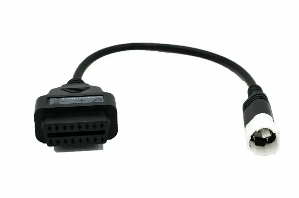 

Диагностический кабель OBD2 для Yamaha 3-pin / three pin, адаптер считывателя кодов ошибок OBD