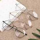 Модные очки для близорукости Металлические Круглые ретро очки для близорукости женские мужские портативные ульсветильник полимерные Очки Уход За Зрением-1,0 -4,0