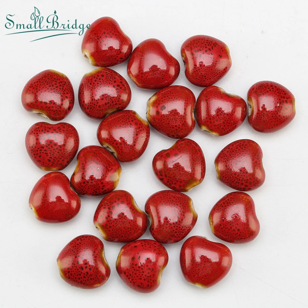 Стеклянные керамические бусины с большим отверстием 14 мм|Бусины| |