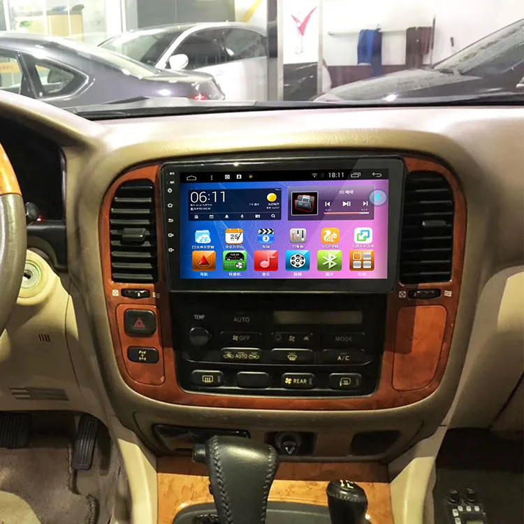Вертикальный автомобильный проигрыватель для Lexus LX470/для Toyota Land Cruiser LC100 1998-2002 мультимедиа для Android плеер gps аудио радио Ster