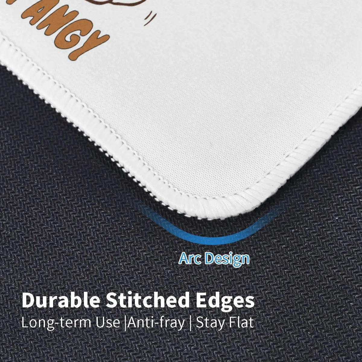 Симпатичный Mochi персиковый Кот коврик для ноутбука мыши клавиатуры Нет разговора