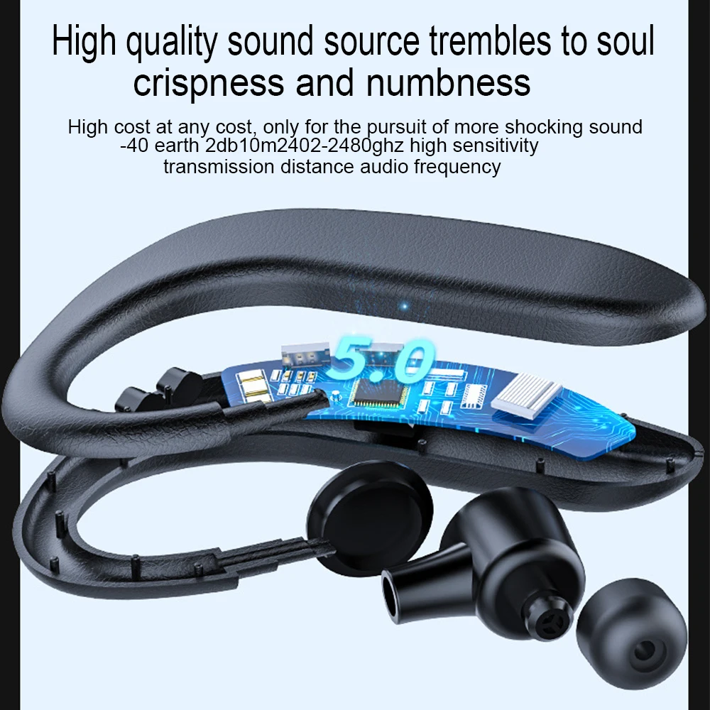 Willkey Y10 беспроводные наушники Bluetooth 5 0 бизнес для вождения ушные крючки гарнитура