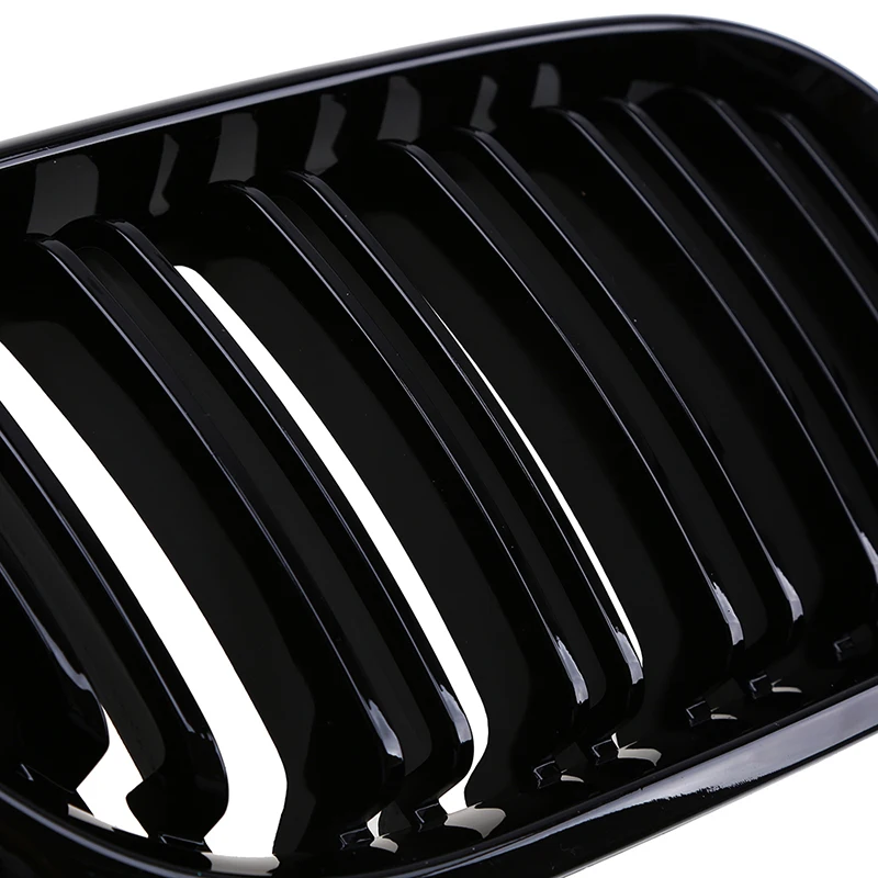 Posbay глянцевая черная передняя решетка для почек BMW 3 Series E46 320i/325i/325xi/330d/330i/316i Touring 2001