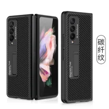 Kickstand Folding Case for Samsung Galaxy Z Fold 3 Drop Protection Phone Cover Coque for galaxy z fold3 5g Shockproof Cases