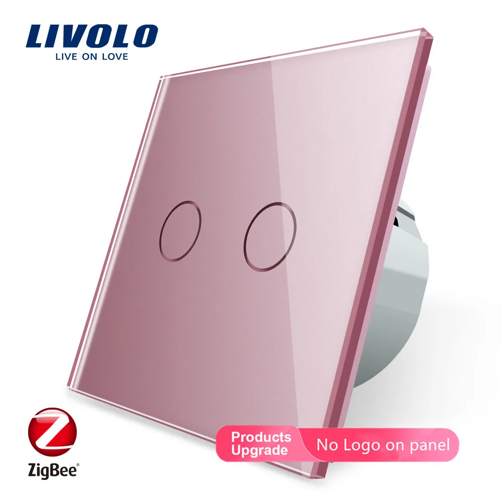 Livolo приложение сенсорное управление Zigbee переключатель, домашняя Автоматизация умный переключатель wifi управление, работа с Echo, alexa, google Home, без логотипа