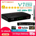 Спутниковый ТВ-ресивер GTMEDIA V7 Pro DVB-SS2S2X + TT2, декодер с поддержкой карт H.265, встроенный Wi-Fi ccam, Италия, gtmedia V7, S2X, V8X