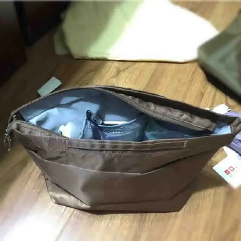 Лучший кошелек органайзер вставка для женщин сумка туалетных принадлежностей