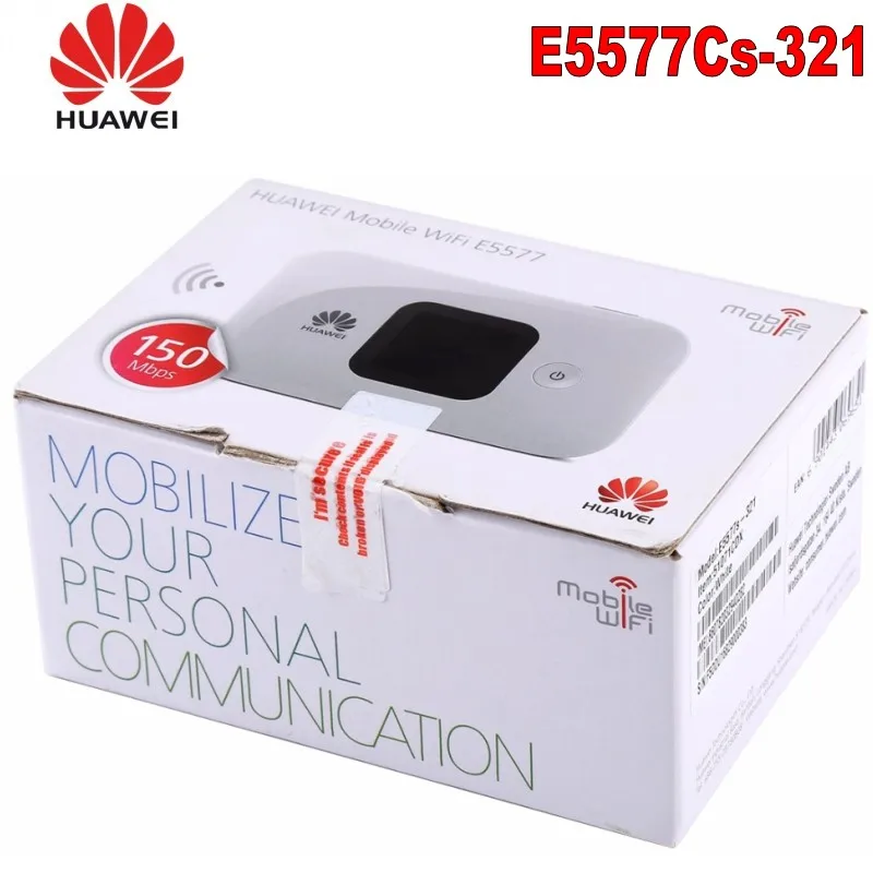 Lot of 10pcs HUAWEI E5577 4G LTE Cat4 E5577Cs-321 1500 mahMobile Hotspot Wireless WIFI Router Pocket Mifi + 2PCS 4G Antenna