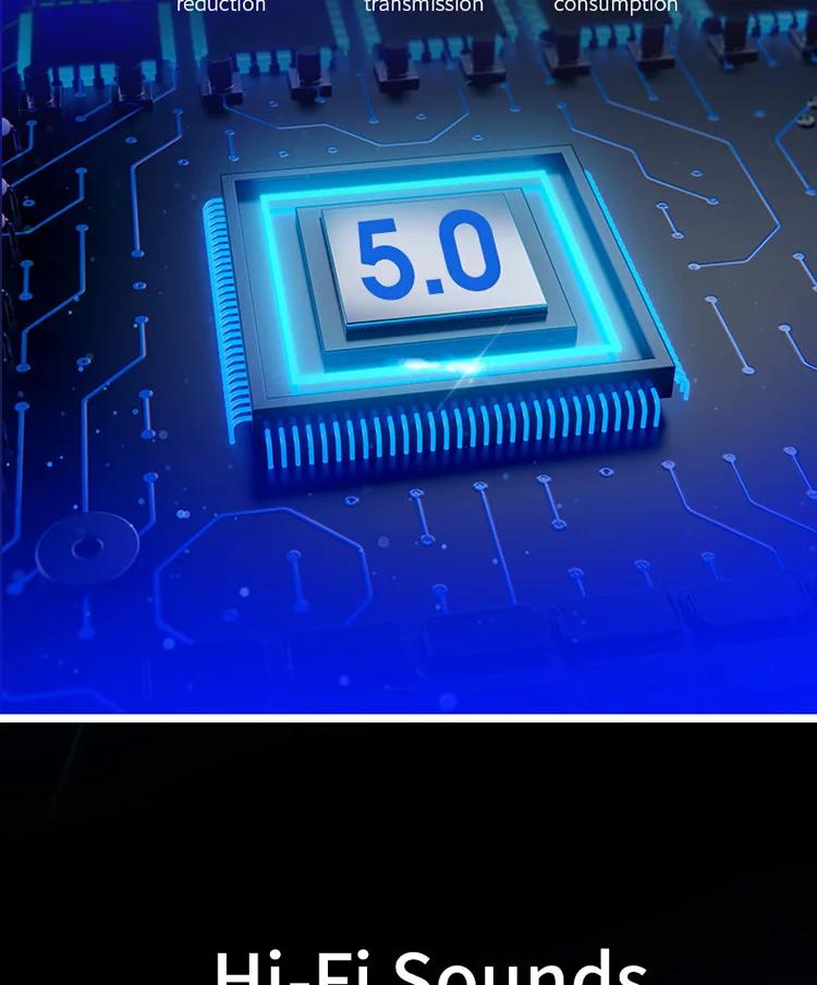 Новинка Bluetooth 5,0 наушники 3D Hi-Fi стерео наушники гарнитура с микрофоном зарядная коробка Громкая связь звонки беспроводные наушники