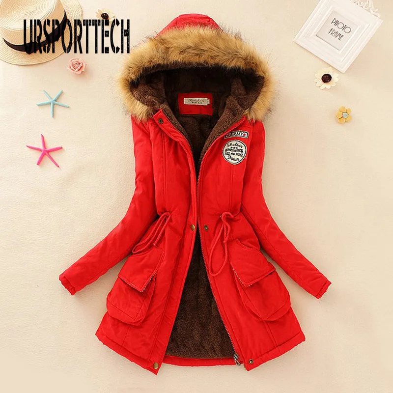 Winter Jacket Women Long Parka Thick Warm Hooded Long Coats Mujer Cotton Padded Coat Womens Outwear Parkas Oversized Fur Coat