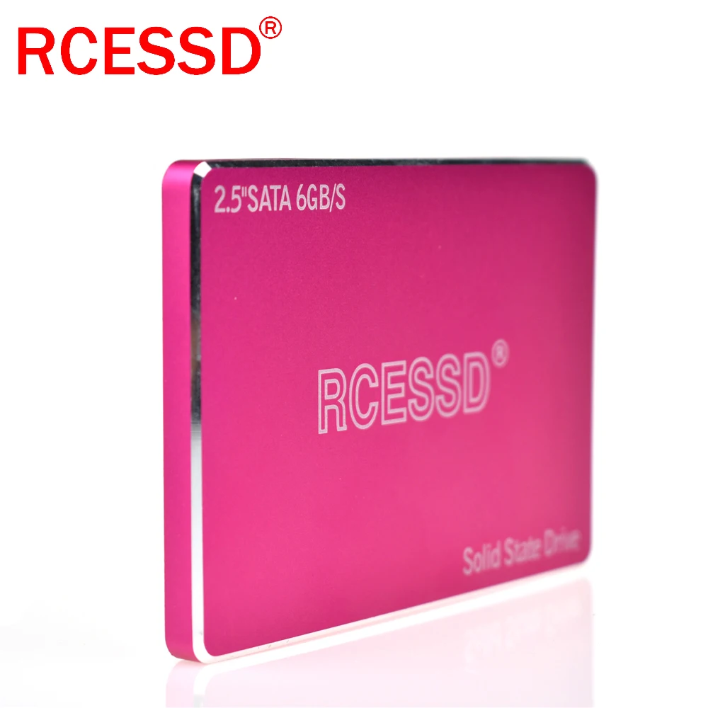 RCESSD металлический корпус жесткий диск 128 ГБ внутренний SSD 240 для ноутбука 480 960 SATA 2 5