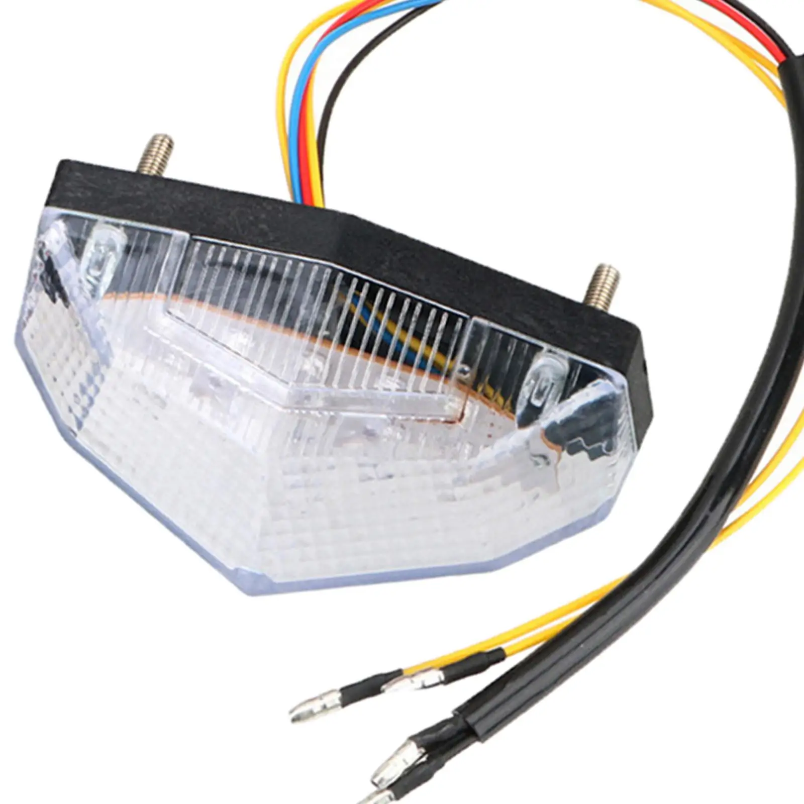 

12V Transparent Universal Motorcycle LED Lamp Brake Stop Tail Light Signal Indication Lamp