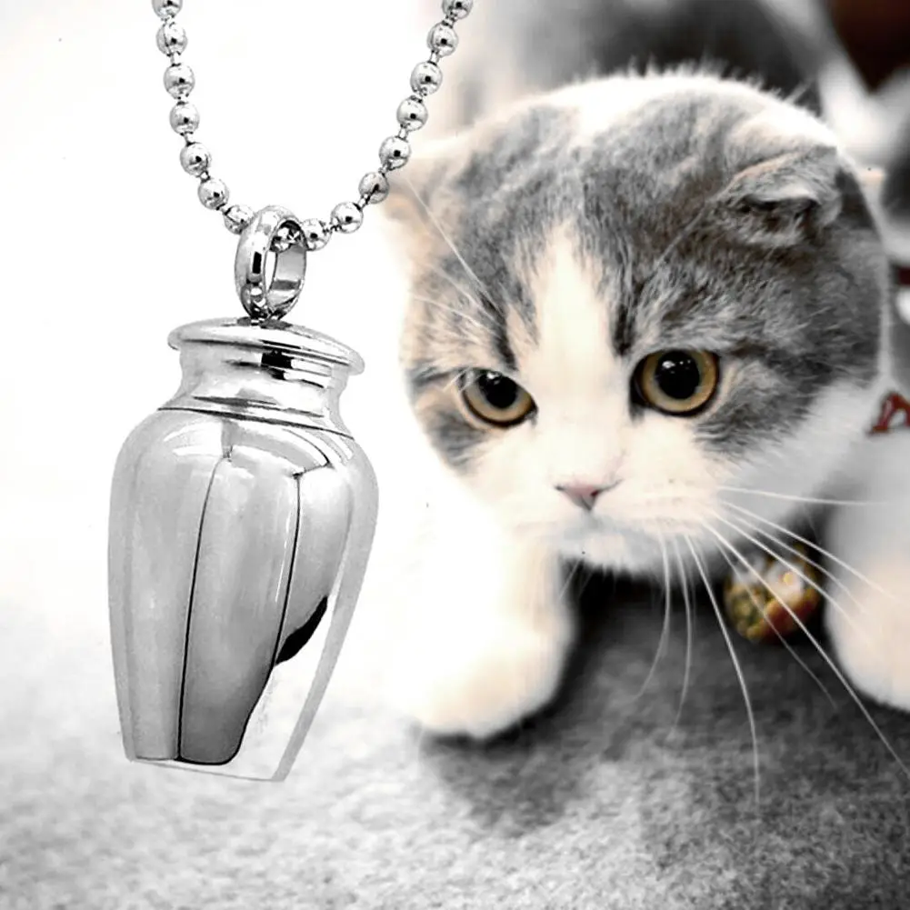 HiMISS Pet Funeral Urns Cremation Jewelry Dog Urn Necklace for Ashes Paw Print | Дом и сад