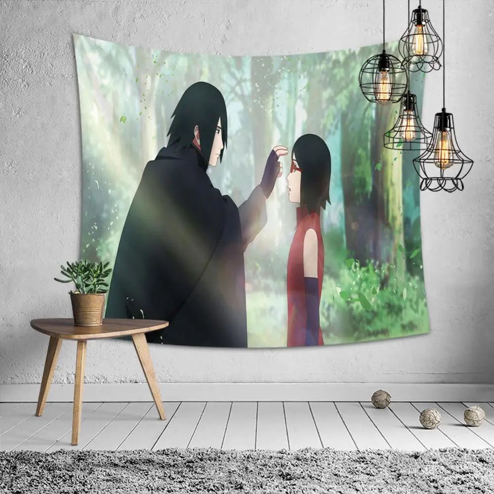 

Anime Funny Figure Naruto 3D Print Wall Tapestry Bedroom Kawaii Aesthetic Custom Large Tapestry Wall Hanging Luxury Winter Cute