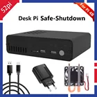 52Pi DeskPi Pro телеприставка чехол из алюминиевого сплава с удлинителем GPIO инфракрасный приемный модуль кулер для Raspberry Pi 4