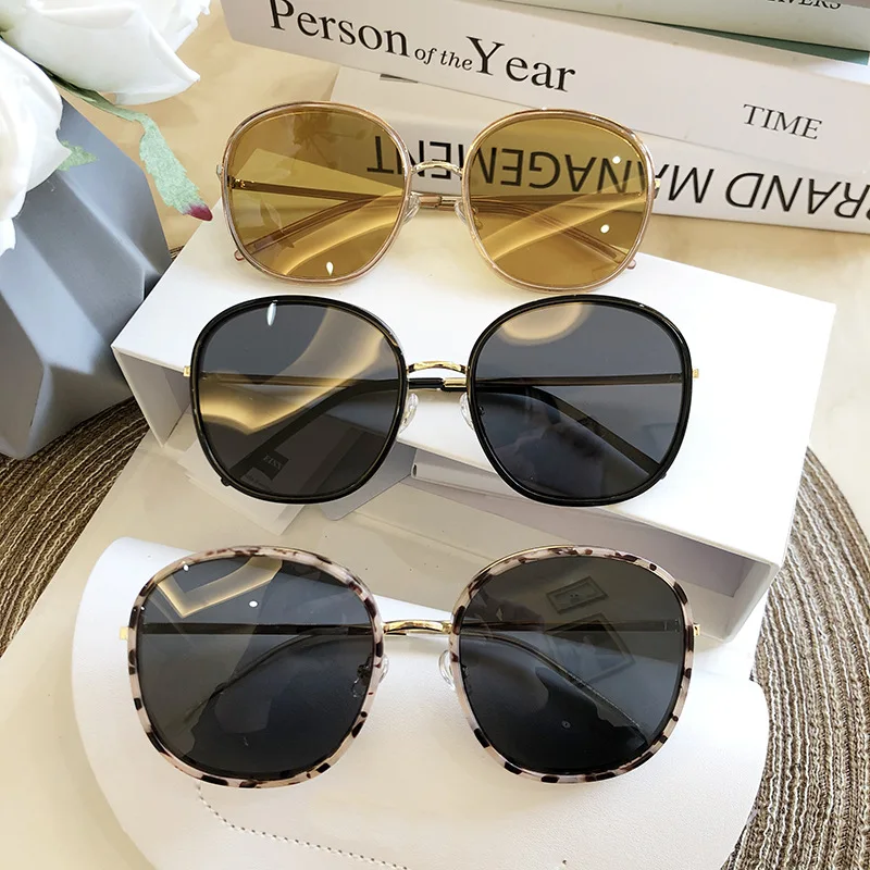 Солнцезащитные очки Мужские поляризационные в круглой оправе с защитой от