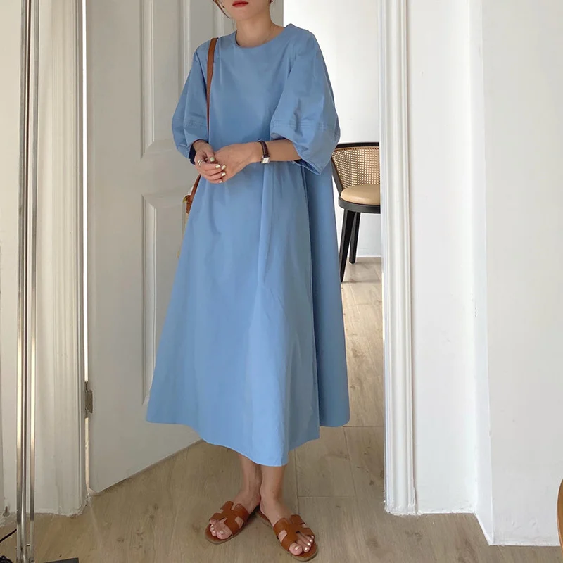 Корейское шикарное платье женские французские платья в ленивом стиле с круглым