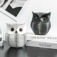 owl statue for home decor crafted figurines living room office bedroom kitchen laundry apartment dorm bar gift for birds lovers