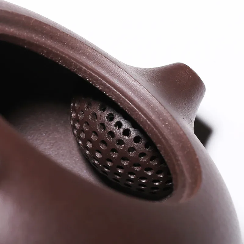 Высококачественный аутентичный чайник Yixing ручной работы Фиолетовый Глиняный