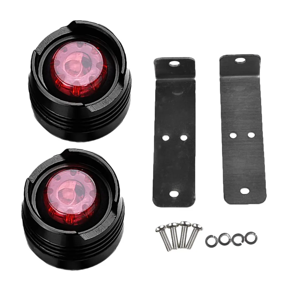1 Pair Electric Scooter Taillight Rear Warning Light Lamp For Xiaomi Mijia M365 Black Red Blue Silver Gold Electric Scooter Part