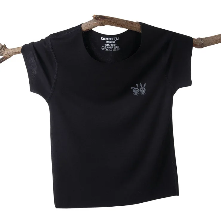 Black t shirt Футболка для девочек Летняя детская футболка Топы для мальчиков, футболка для мальчиков, крутая трикотажная тонкая футболка enfant garcon, черные рубашки белые, от 2 до 12 лет - Цвет: Black t shirt