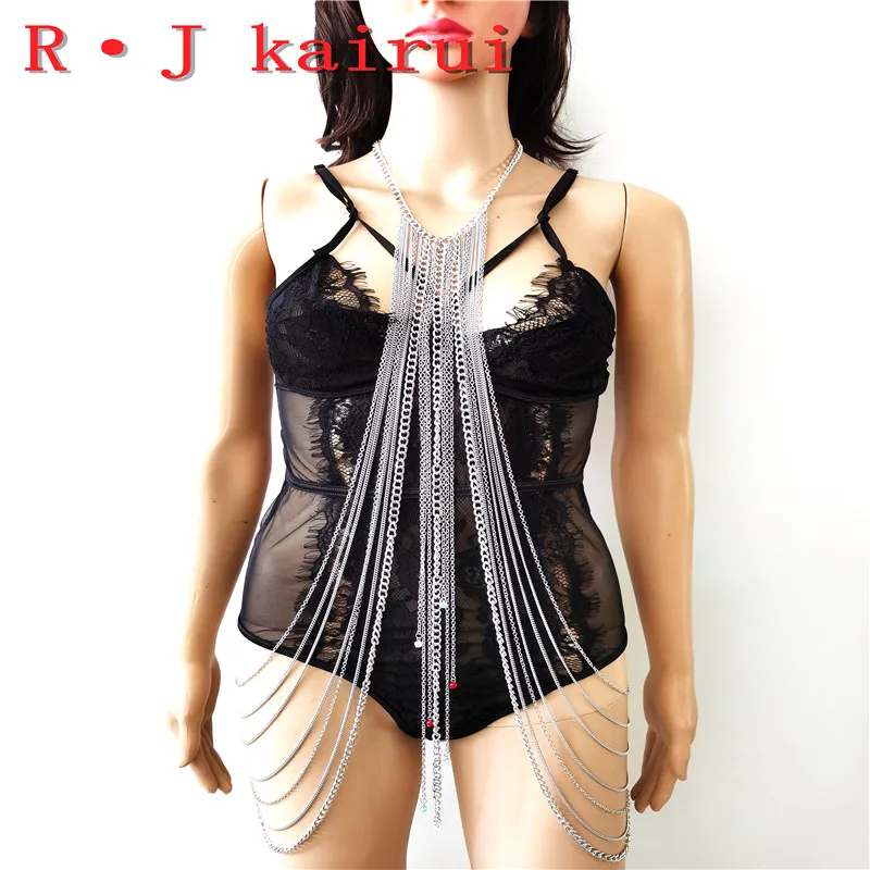 

Новинка RJBY11 серебряные цепочки на шею, ювелирные изделия для тела, уникальный искусственный жемчуг, длинные цепочки для тела, топ, костюм, юв...