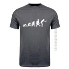 Хлопковая футболка с круглым вырезом Evolution of Petanque, классная забавная футболка в виде шарика, мужская одежда
