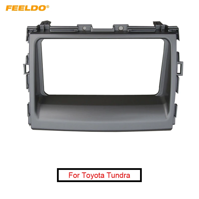 FEELDO Автомобильная установка 2Din CD/DVD панель Fascia рамка для Toyota Tundra 2014 + аудио