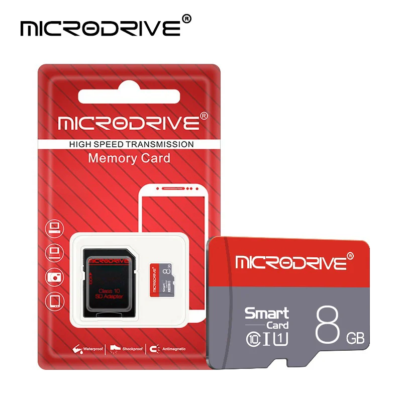 8GB Class 10 Карта Micro SD Transflash, 32 ГБ, 16 ГБ, 64 ГБ, 128 ГБ, флешка, UHS-1, 8 ГБ, класс 10, TF карта, карта памяти, флэш-память, Microsd, sdhc - Емкость: 8GB Class 10