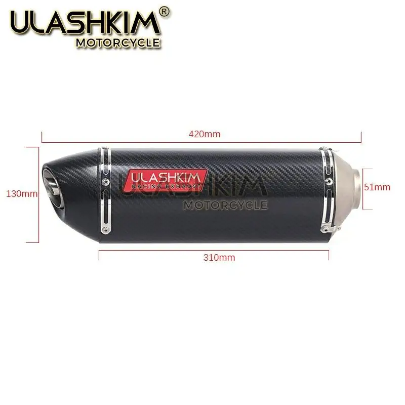 

Motorcycle Exhaust Muffler Escape Middle Link Mid Pipe Full System Slip On For Kawasaki Z750 Z 750 With DB Killer