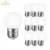 Светодиодная лампа Эдисона, 10 шт./лот, G45, из молочного пластика, 1 Вт, 2 Вт, 3 Вт, E27, 220 В - изображение