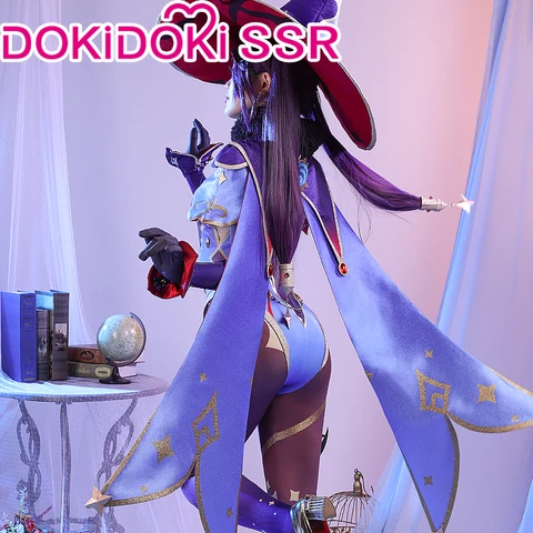 Косплей костюм Мона Genshin Impact DokiDoki-SSR хлопок