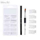 Быстрое строительство полигель-форма для ногтей Советы УФ-гель-щетка для ногтей верхние формы для наращивания ногтей профессиональный набор инструментов для ногтей