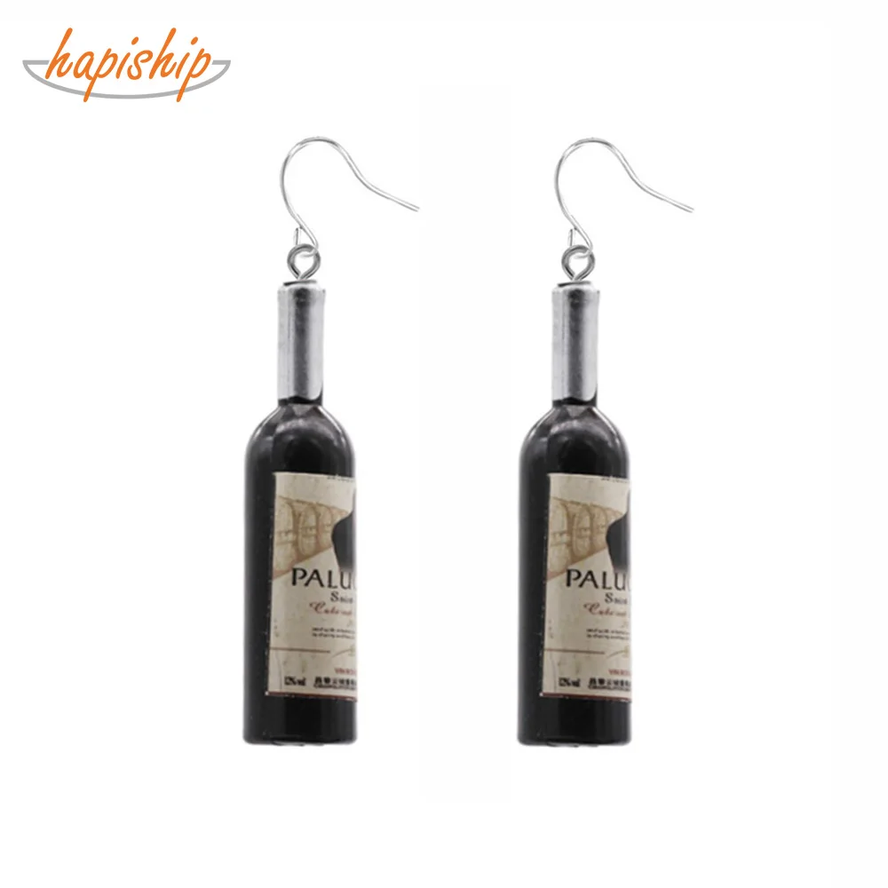 Hapiship 2017 новые женские модные полимерные висячие серьги ручной работы в виде