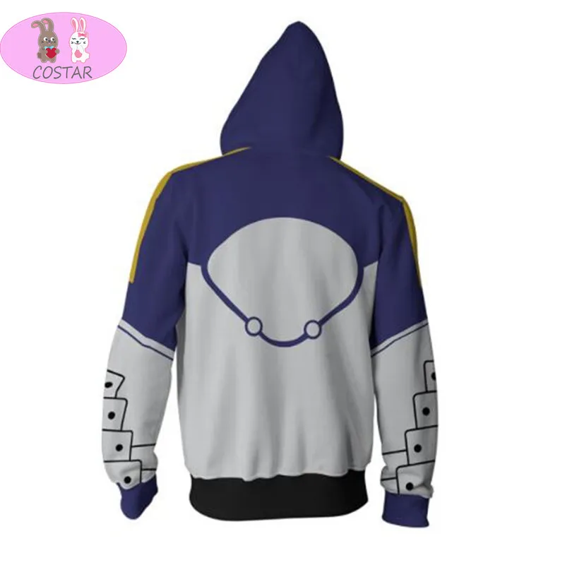 

COSTAR Anime Fate/stay night Saber Cosplay Costume zipper hoodie Cosplay men and women casual sports sweater New
