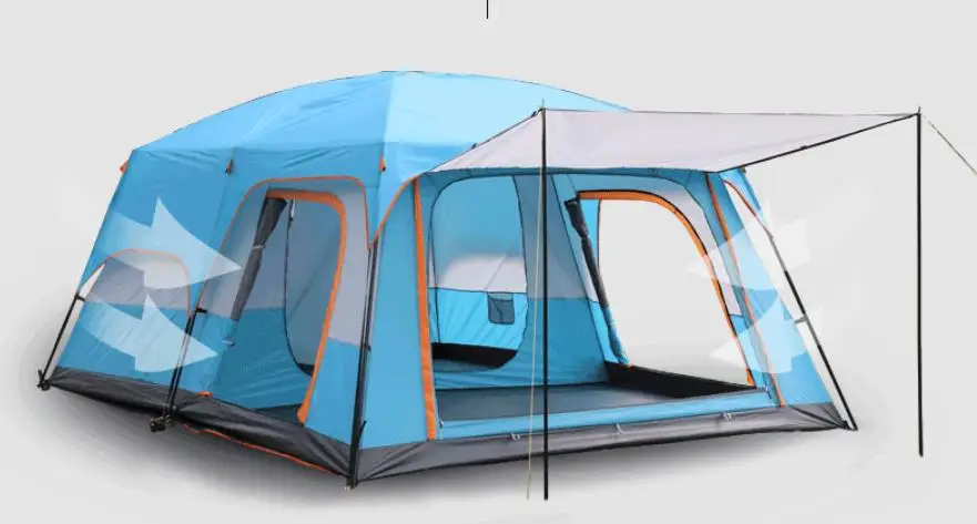 Кемпинг на открытом воздухе 2 спальни и 1 гостиная большая палатка 5-8 человек |